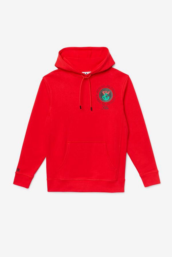 Sudaderas Fila Mujer Rojas - Hunt French Terry Pullover - España 873194WQZ